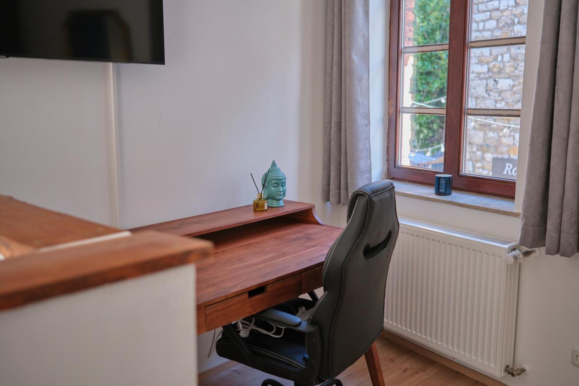 Ferienwohnung Historische Alte Muehle Direkt An Der Burg Stolberg  Exterior foto